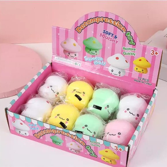 1 Piece of Mushroom Shaped Squishy Fidget Toy Assorted - Picture 7 of 7